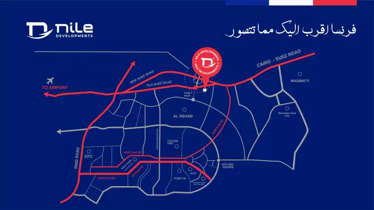 كمبوند نايل التجمع الخامس master plan