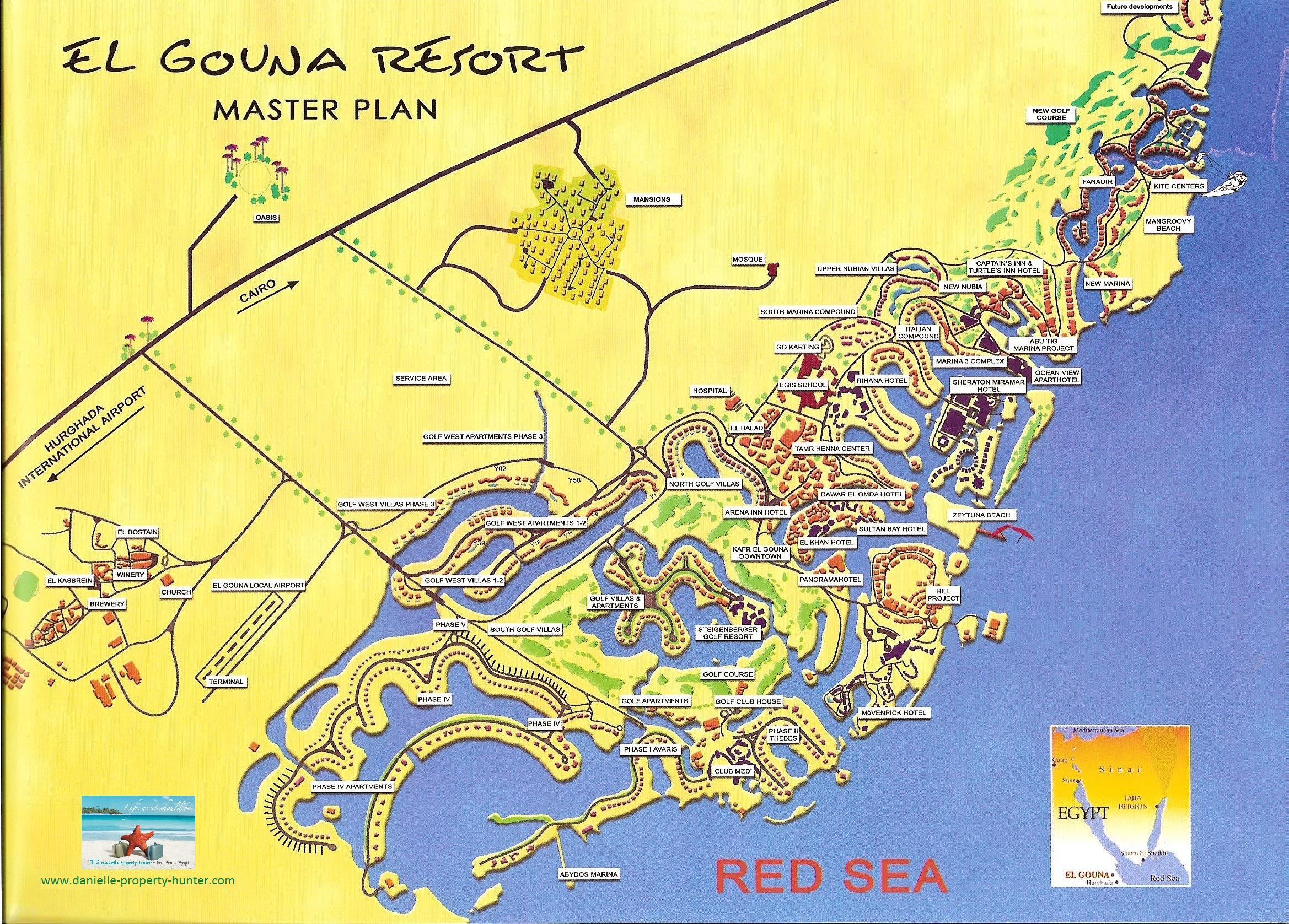 الجولف الغربي master plan