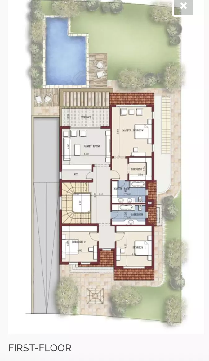 فيلا · 3 غرف · 450–610 م² في Katameya Gardens New Cairo by NEST Developments 2