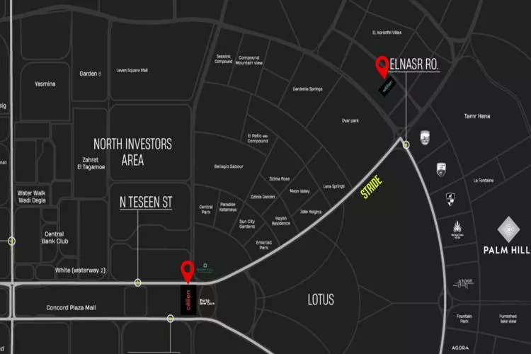 Mall Cellen New Cairo master plan