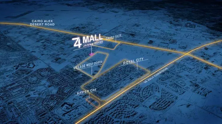 Z4 Mall Janna Zayed master plan