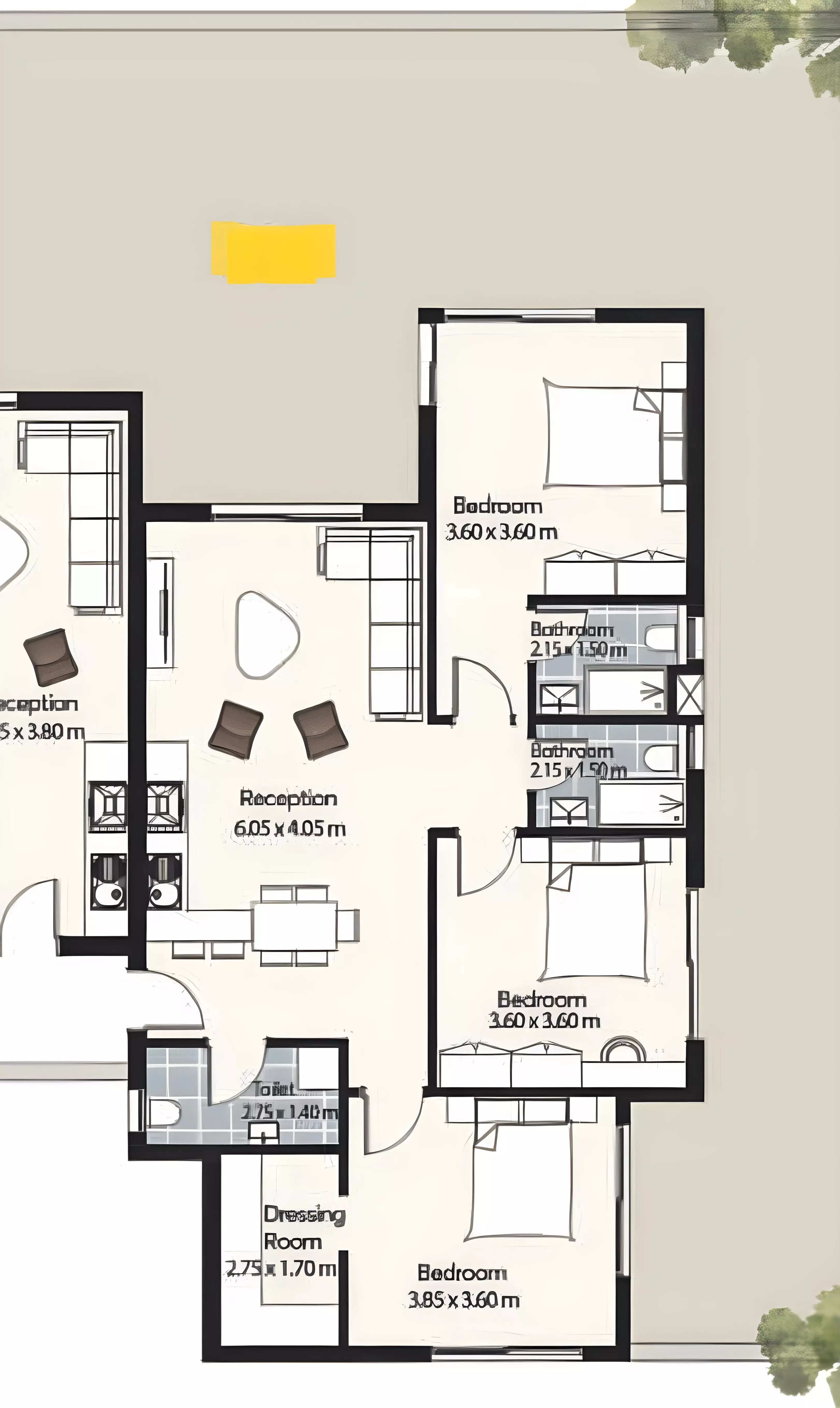 Apartment · 3 Bedrooms · 127–152 m² in Mar Bay - Ras El Hekma 4