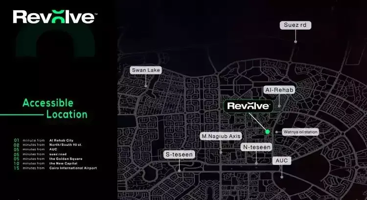 Mall Revolve New Cairo master plan