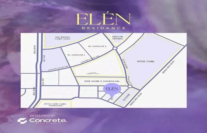 كمبوند ايلين التجمع الخامس master plan