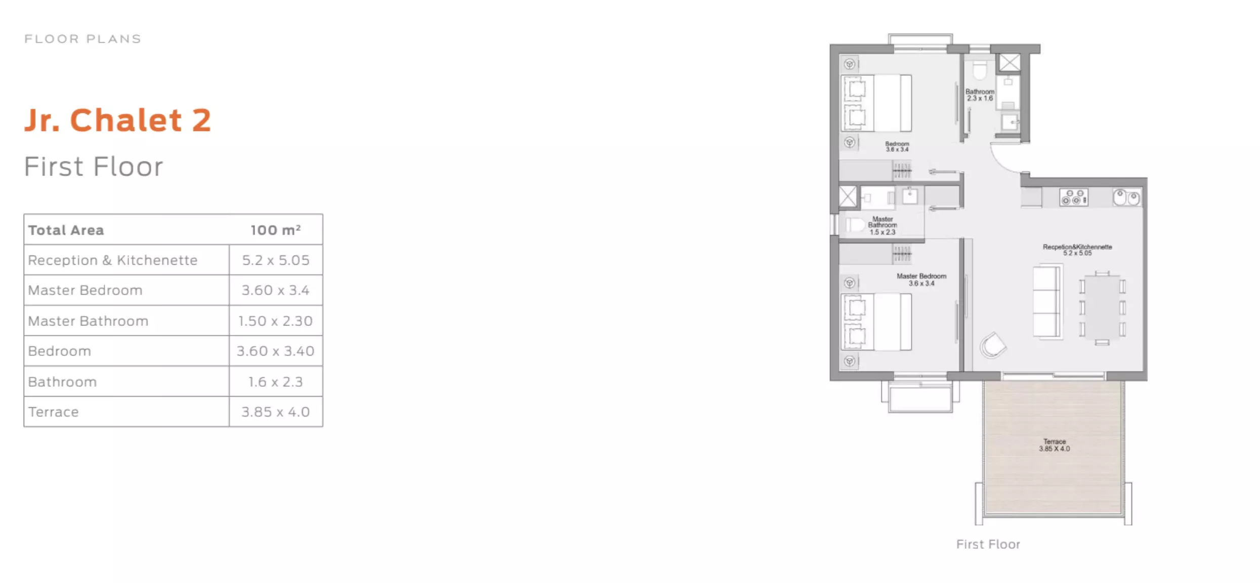 Townhouse · 2 Bedrooms · 100 m² in D bay Village North Coast by Tatweer Misr 2