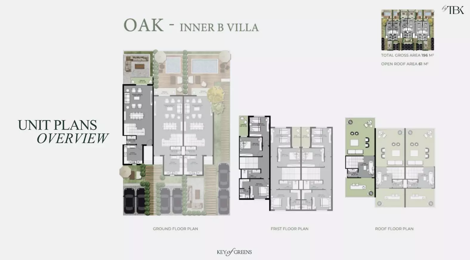 Villa · 3 Bedrooms · 196–238 m² in Key of Greens Compound New Zayed by TBK Developments 3