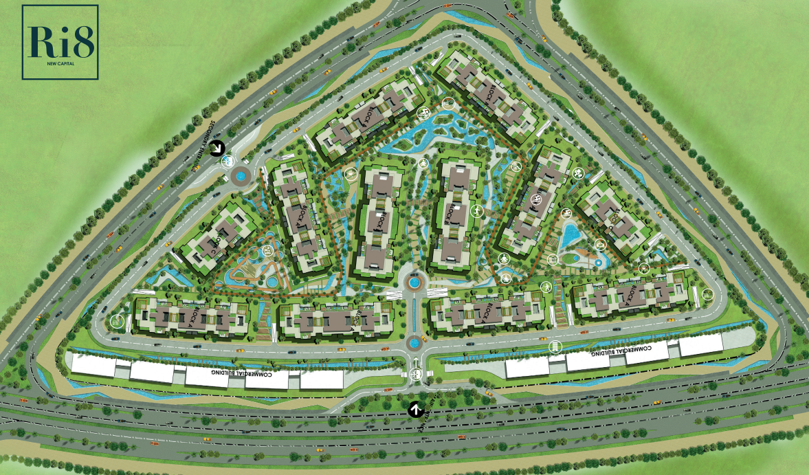 Compound Ri8 New Capital master plan
