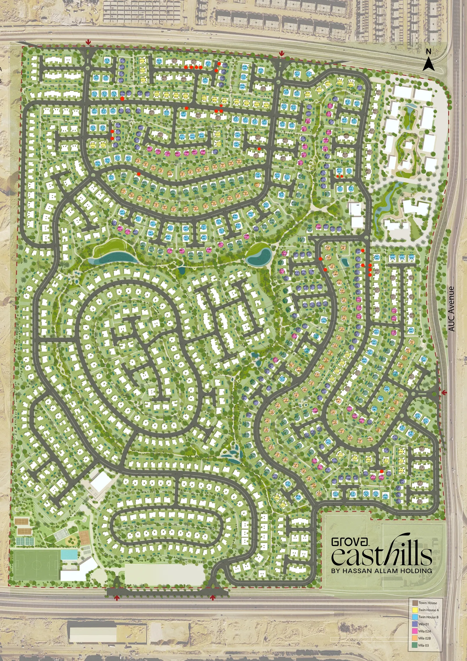 Grova East Hills master plan