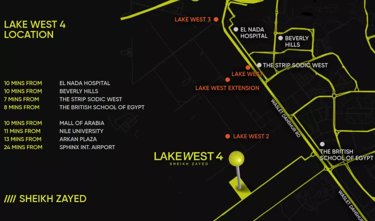 4 Compound Lake West 4 Sheikh Zayed