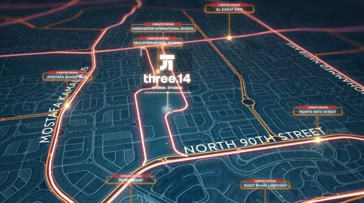 Three 14 Mall Three 14 New Cairo master plan