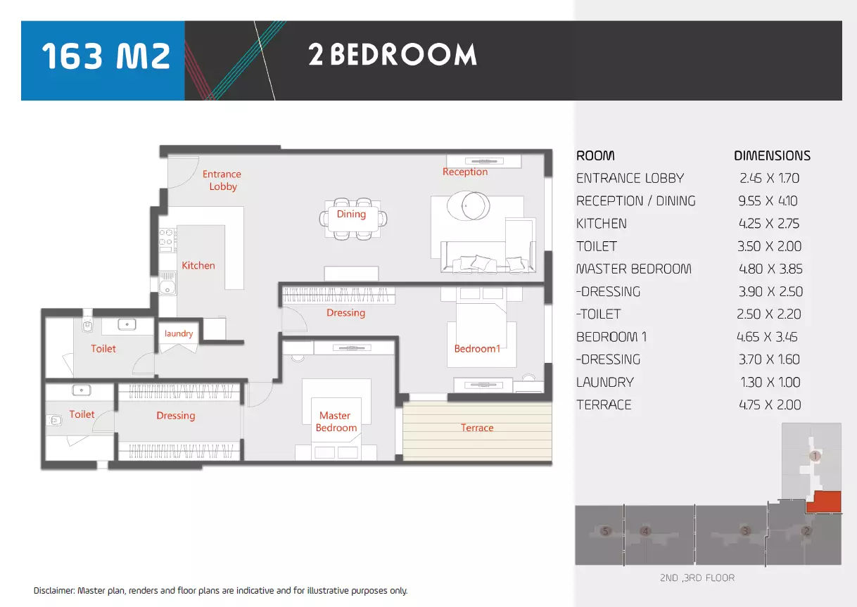 Apartment · 2 Bedrooms · 163 m² in كمبوند الكارما كاي الشيخ زايد 2026 Compound Al Karma Kay Sheikh Zayed