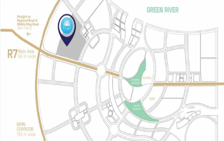 Compound Stau New Capital master plan
