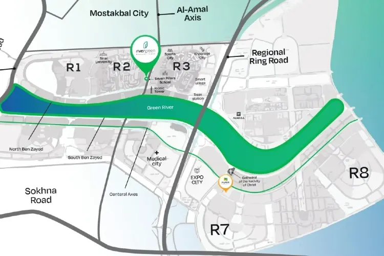 River Green New Capital master plan