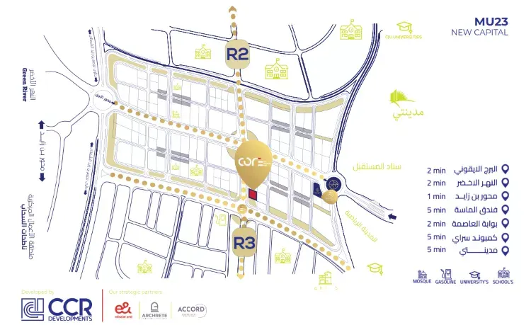 Core The Business New Capital master plan