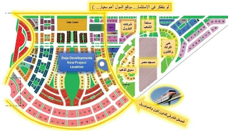 اونيكس تاور العاصمة الادارية master plan