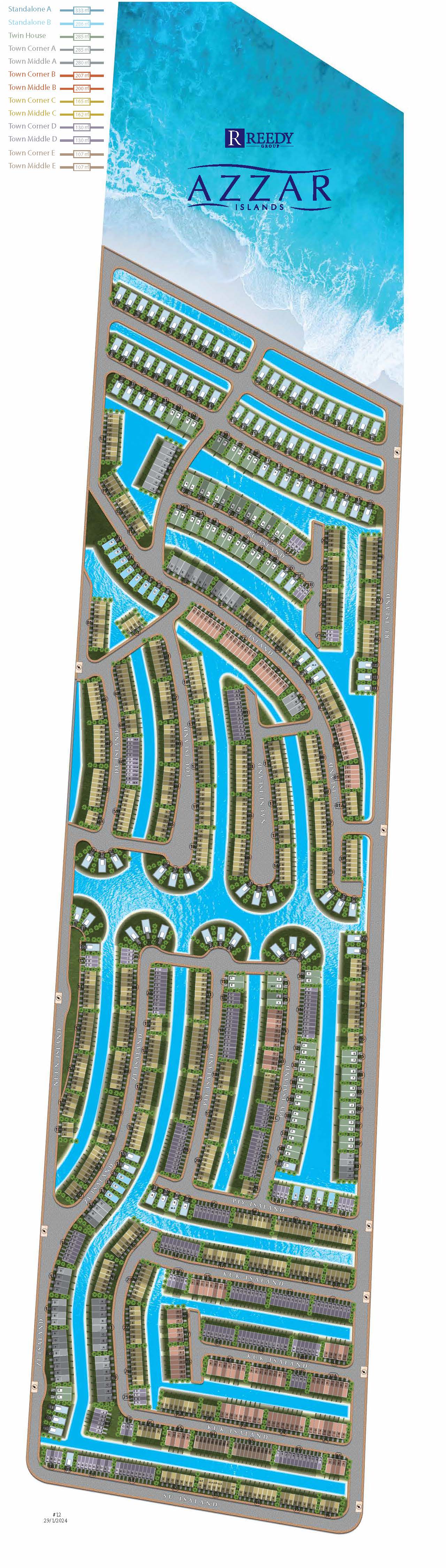 Azzar Island master plan