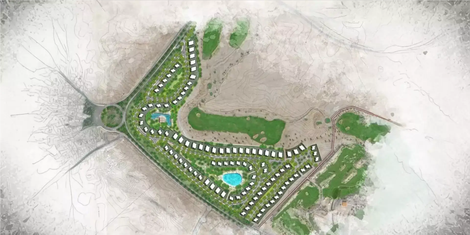 حدائق بلانكا - الشقق master plan