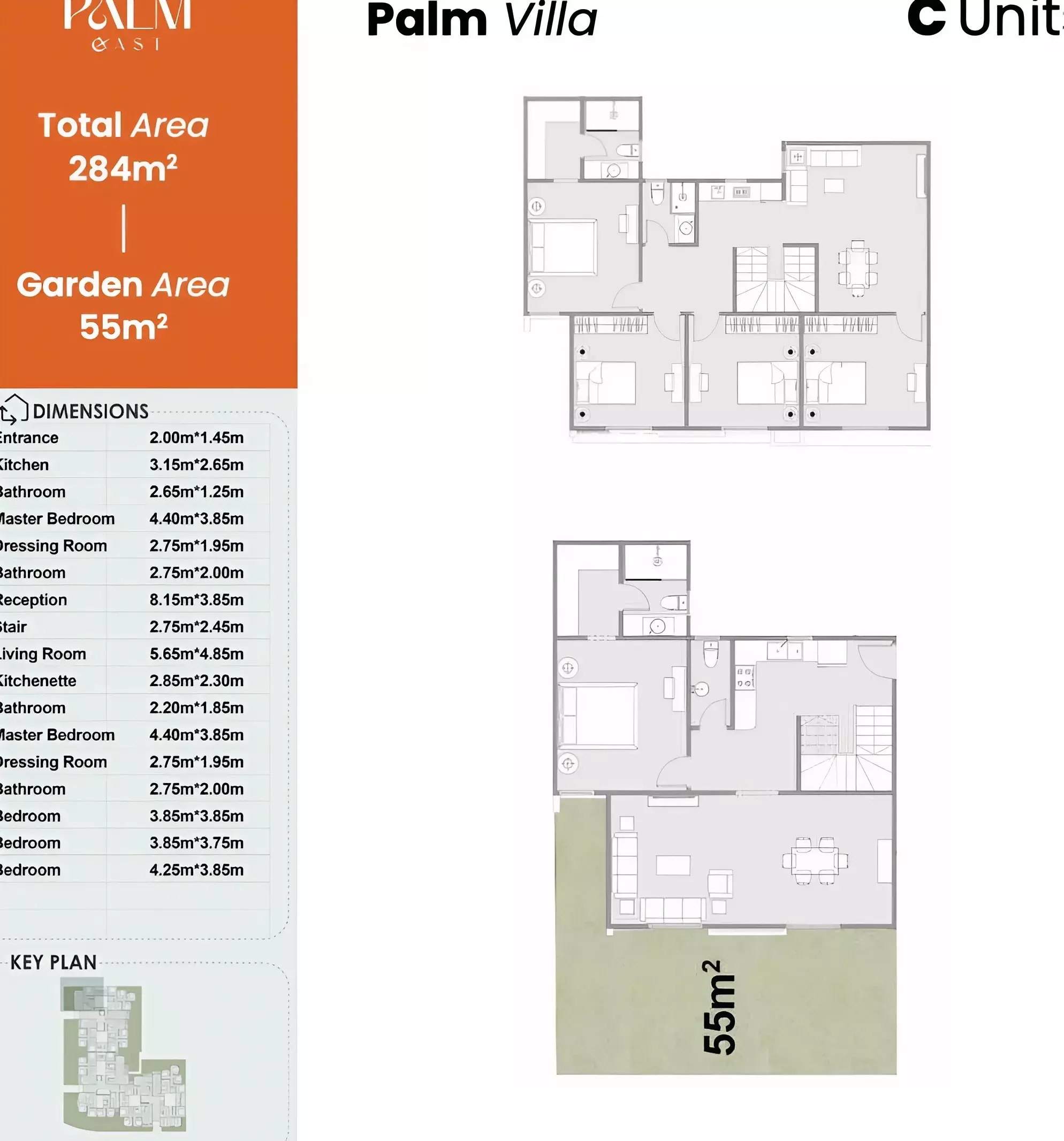 Villa · 5 Bedrooms · 284–294 m² in Palm East New Cairo Compound by TG Developments 2