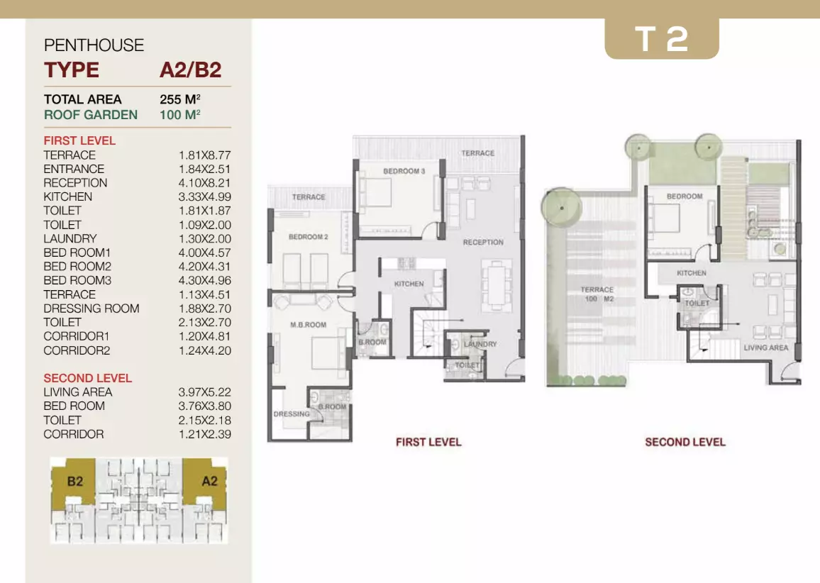 Penthouse · 4 Bedrooms · 235–295 m² in The Icon Residence compound New Cairo by Style Home