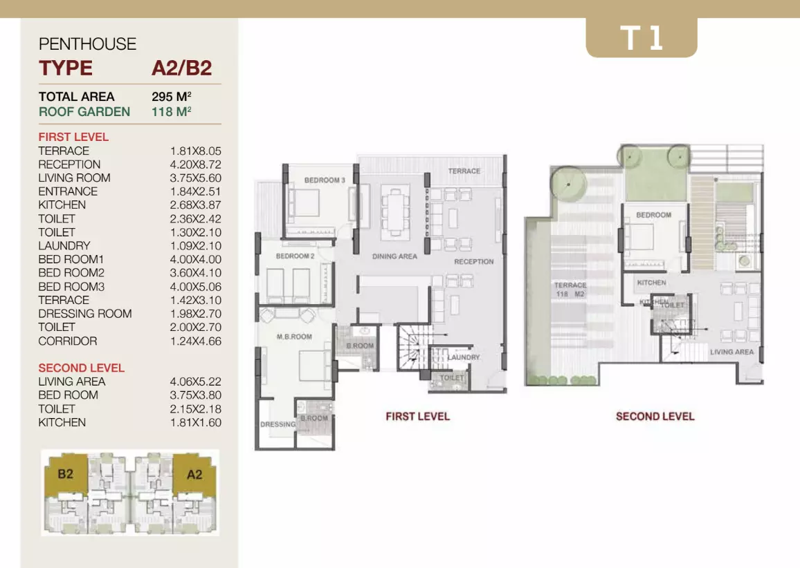 Penthouse · 4 Bedrooms · 235–295 m² in The Icon Residence compound New Cairo by Style Home 3