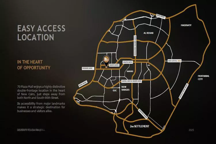 Mall Seventy Plaza New Cairo master plan