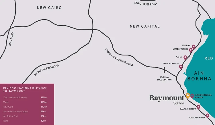 Village Baymount Sokhna master plan