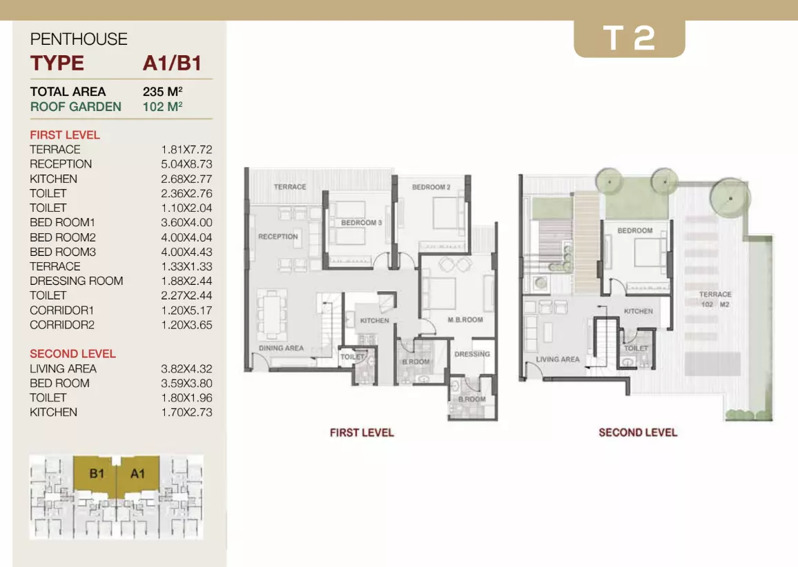 Penthouse · 4 Bedrooms · 235–295 m² in The Icon Residence compound New Cairo by Style Home 4
