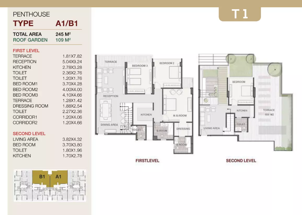 Penthouse · 4 Bedrooms · 235–295 m² in The Icon Residence compound New Cairo by Style Home 2