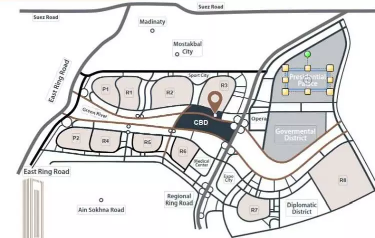 Infinity Tower New Capital master plan