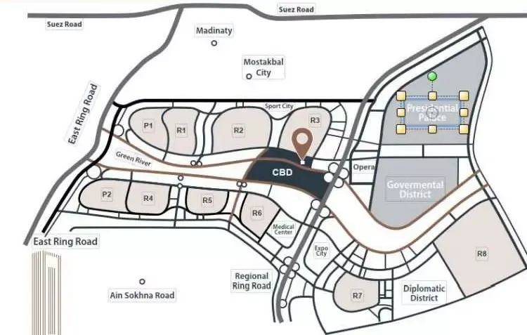 Infinity Tower New Capital master plan