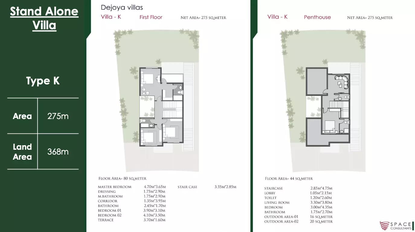 فيلا · 4 غرف · 275–302 م² في كمبوند دي جويا ريزيدنس الشيخ زايد 2026 De Joya Residence New Zayed 2