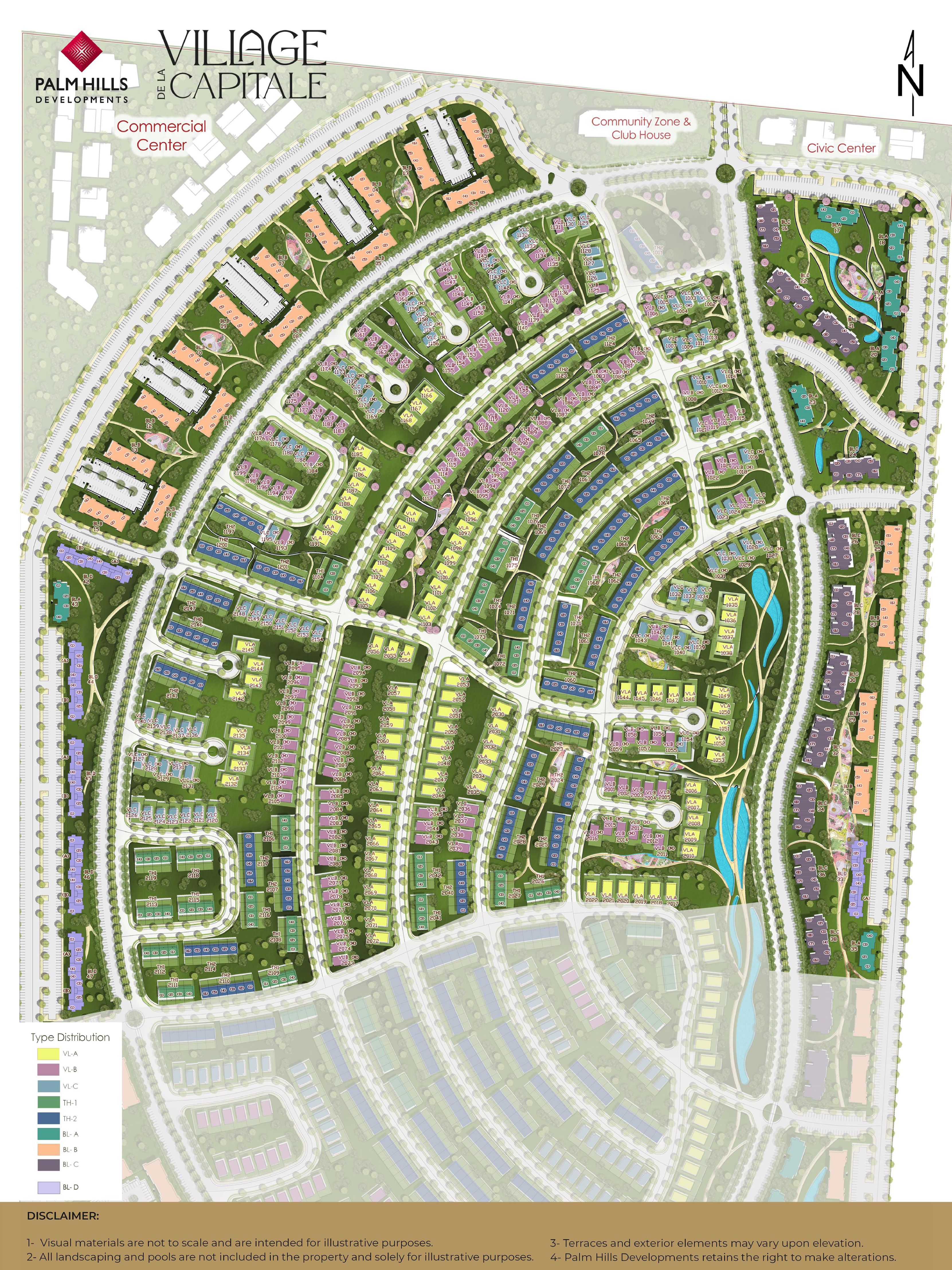 فيلاج دي لا كابيتال master plan