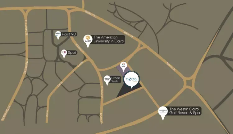 Compound Azad Views New Cairo master plan