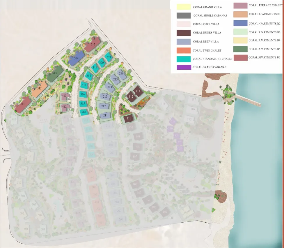 كورال كوفز master plan