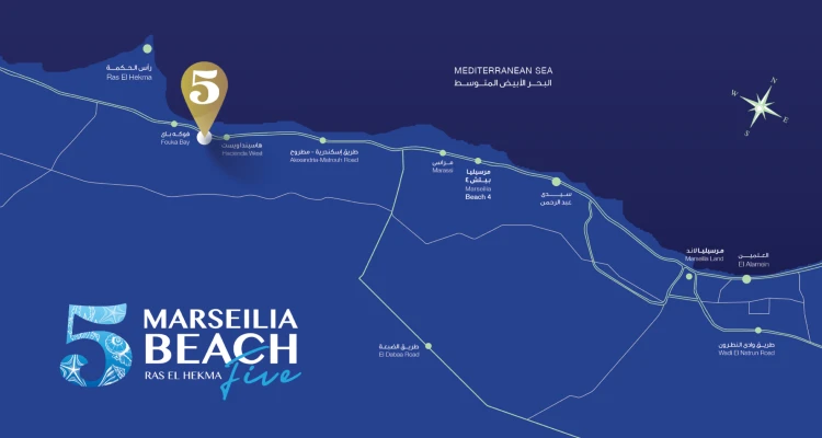 5 Marseilia Beach 5 North Coast master plan
