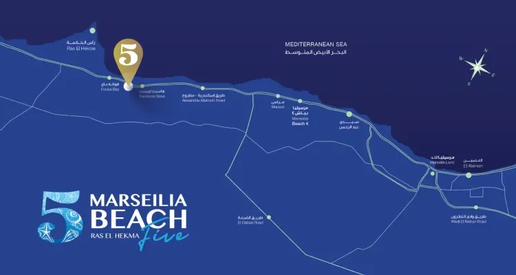 5 Marseilia Beach 5 North Coast master plan