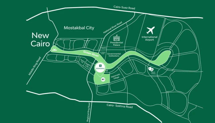كمبوند بوردووك العاصمة الإدارية master plan