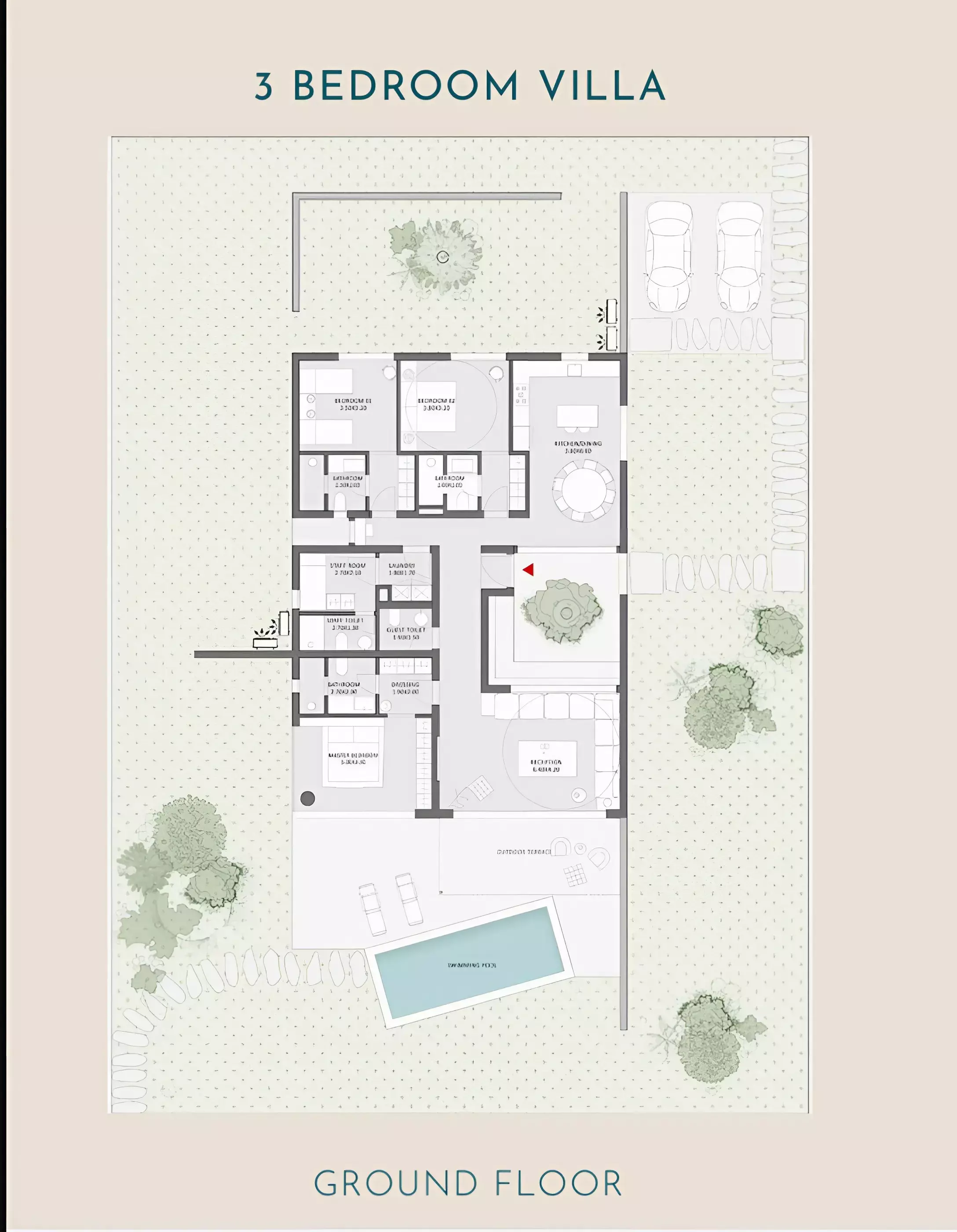 Villa · 3 Bedrooms · 177 m² in Tuban El Gouna 2