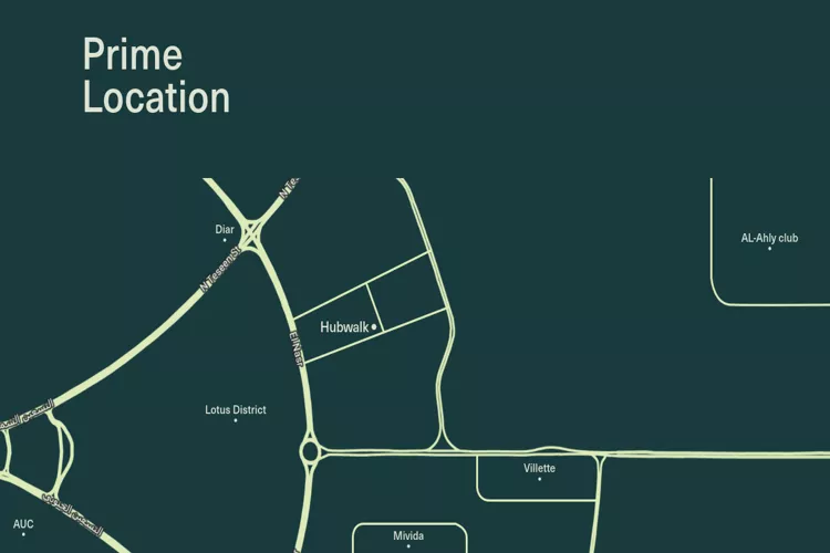 Mall Hub Walk New Cairo master plan