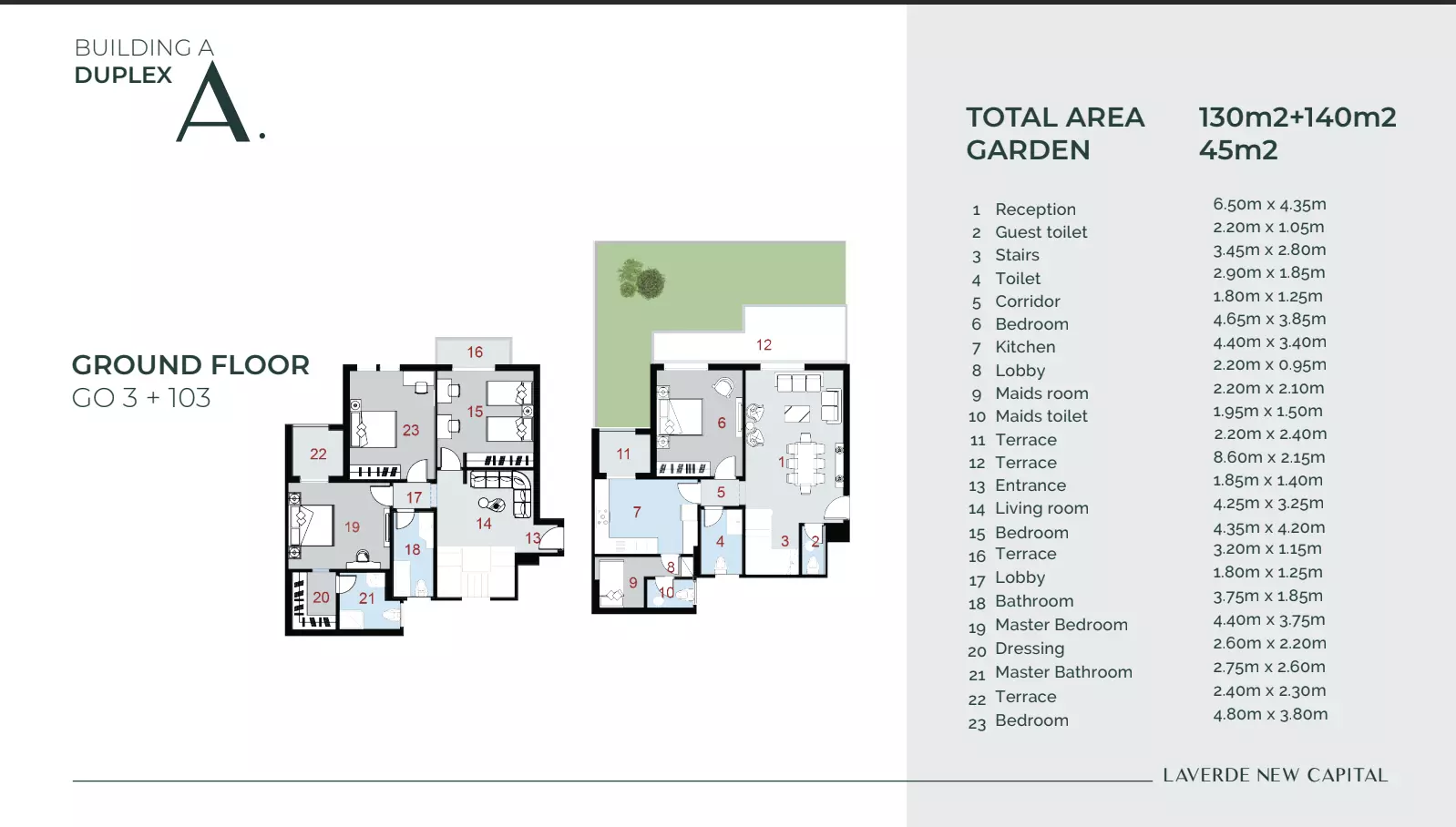 دوبلكس · 4 غرف · 270–313 م² في La Verde New Capital 3