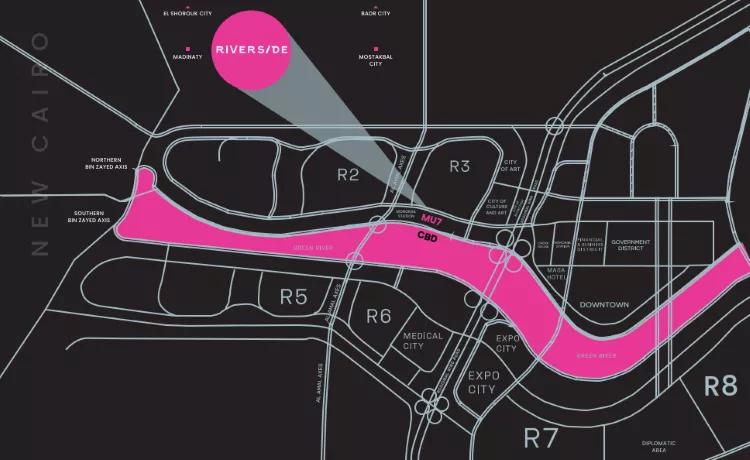 Mall River Side Business Hub New Capital