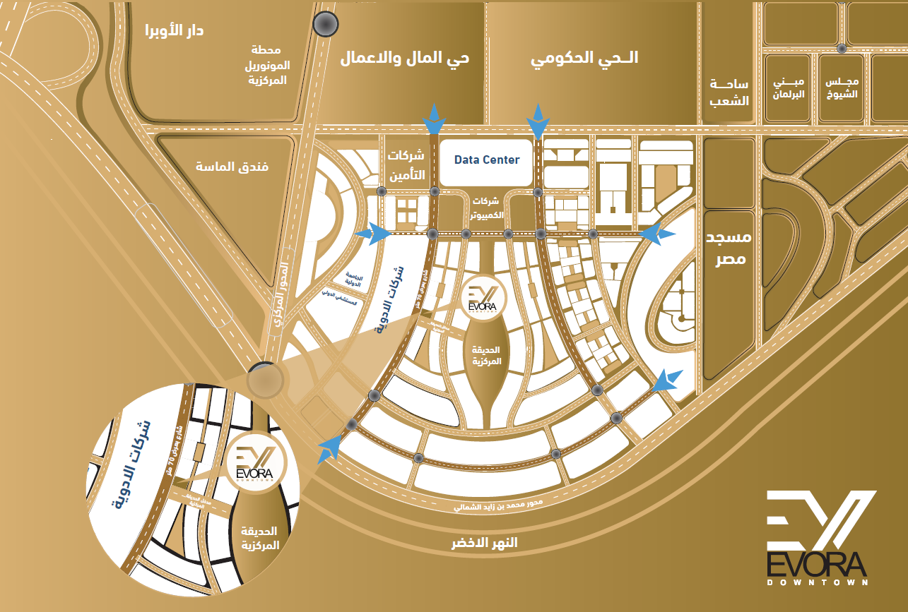 إيفورا تاور master plan