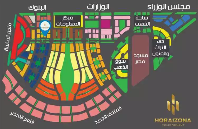 الكواترو مول العاصمة الادارية master plan