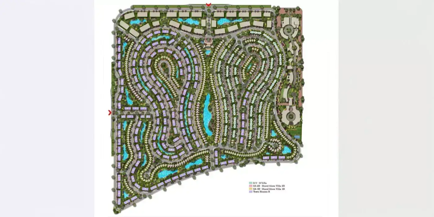 كمبوند ذا بترفلاي المستقبل سيتي master plan