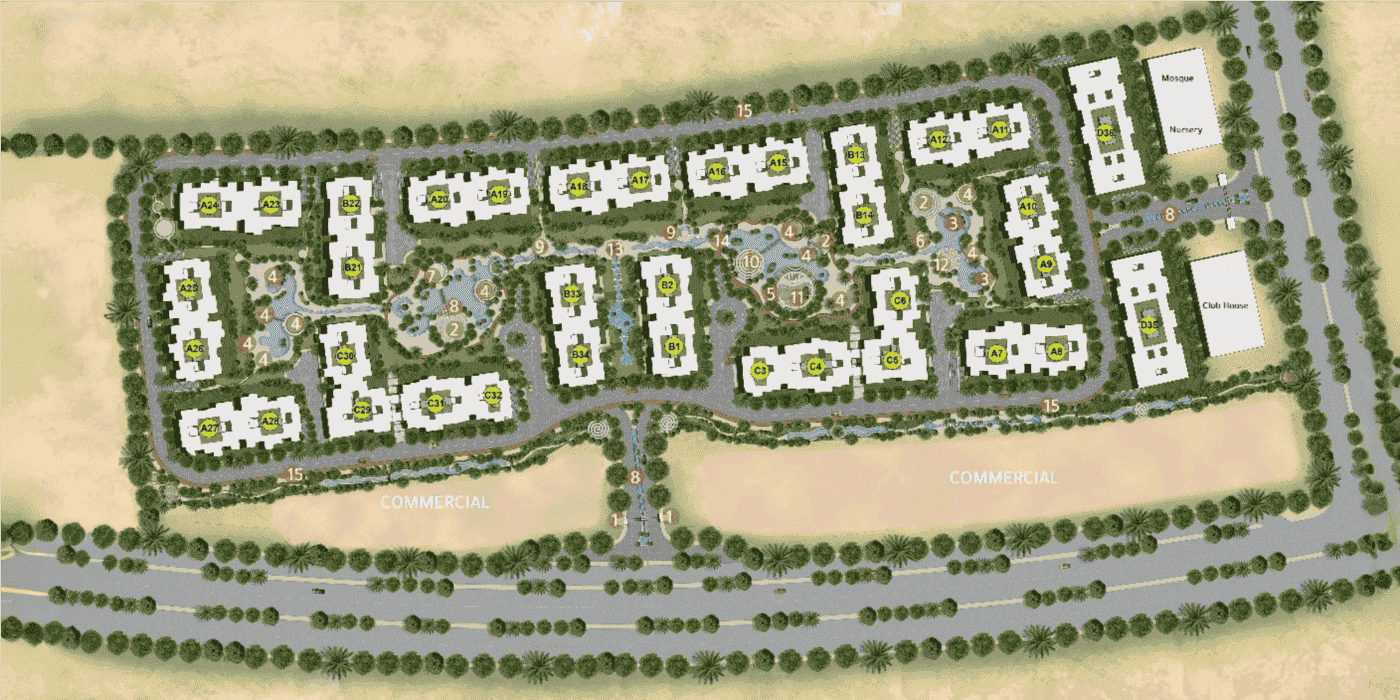 سكن القبرة |المرحلة الأولى master plan