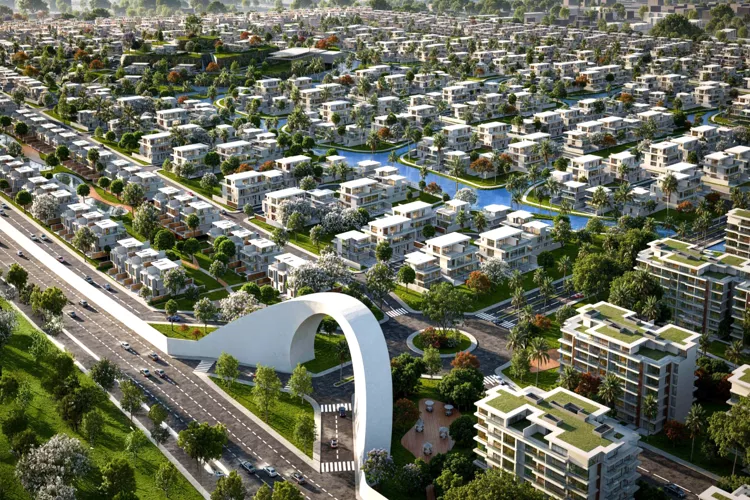 كمبوند زمرة ايست التجمع الخامس master plan
