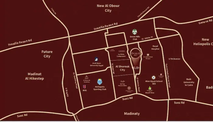 مول أوفالو الشروق master plan