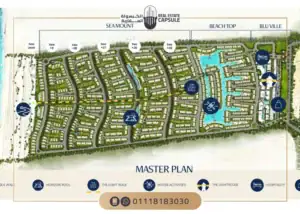 قرية لفلز الساحل الشمالي master plan