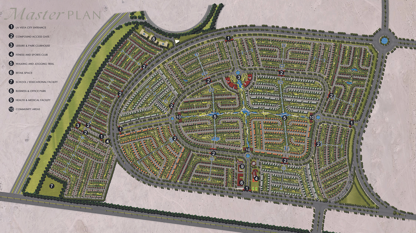 كمبوند لافيستا سيتي العاصمة الإدارية 2026 Compound La Vista City New Capital master plan