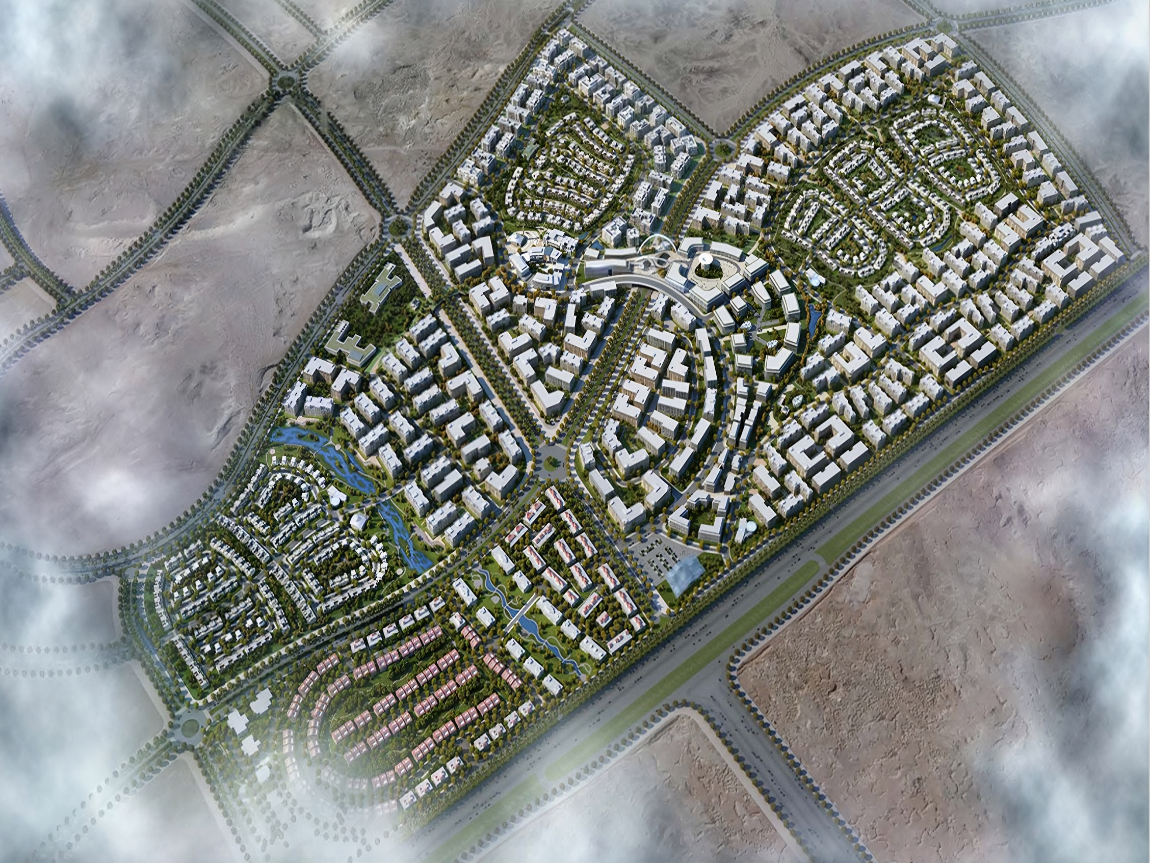 كمبوند اوديسيا صبور مدينة المستقبل master plan